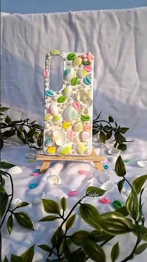 DIY Sea Shells Phone Case #shorts #artandcraft