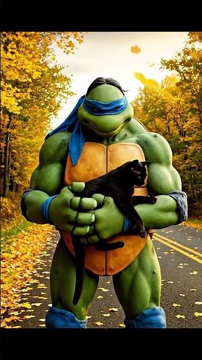 Ninja Turtle Saves the Cat!” 🐢🐱