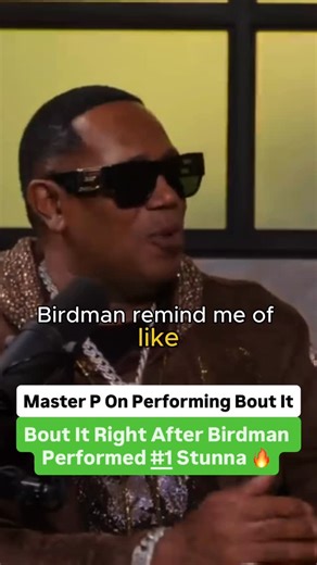 Zandir Santos on Instagram: "Master P on performing Bout It after Birdman performed #1 Stunna. Follow Us: @changethegame_tv Video: @holdincourtpodcast #masterp #birdman #nolimitrecords #cashmoneyrecords"
