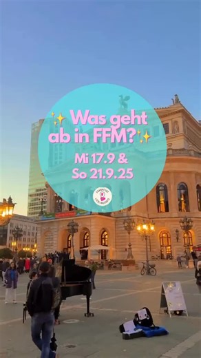 Veranstaltungen in Frankfurt on Instagram: "Hallo zusammen! Wir haben wieder die Veranstaltungen für diese Woche für euch! Alle Infos und Links bei www.frankfurtlieblingsorte.de 🏛️ Mo–So · Die letzten Tage von Pompeji Multisensorische Ausstellung @ Raumfabrik FFM → Ticket & Slot online 🎟️ 🎡 immer Di–So (bis 28.9.) ·Herbst-Dippemess 📍 Festplatz Ratsweg | Kirmes 🎬 Mi 24.9. · Fantasy Filmfest 📍 Harmonie Kino → Deutschlands größtes Genre-Filmfestival 🎶✨ Bis Sa 20.9. · FRATOPIA 📍 Alte Oper |