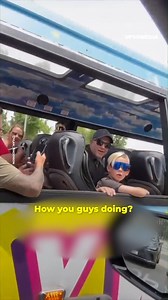 These fans were greatly surprised when the Rock himself greeted them from his car, and this was their funny reaction. | Icons