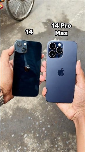iPhone 14 Vs iPhone 14 Pro Max || Camera Zoom Test! #shorts