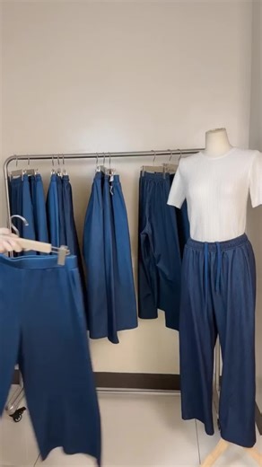 Stylish Victory Women's High-Waist Wide-Leg Denim Culottes