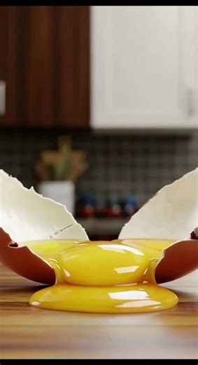 Egg Cracks From the Middle Crazy Animation