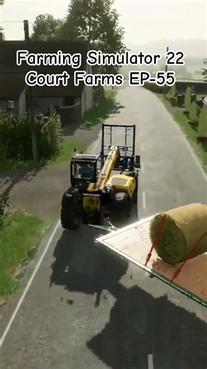 FARMING SIMULATOR 22 - Court Farms EP-55 | Collecting Bales & Fertilizing Field | [FS22 GAMEPLAY]