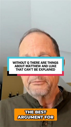 WITHOUT Q THERE ARE THINGS ABOUT MATTHEW AND LUKE THAT CAN'T BE EXPLAINED (*link to 📺 and RESOURCES in bio || FULL EPISODE - "Are We Missing a Gospel? Unpacking the Q Source Debate") #jesus #religion #bible #bartehrman #christianity #fyp | Bart D. Ehrman