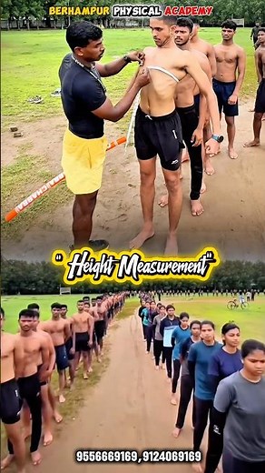 Height & Chest Measurement #newbatch #viral #training
