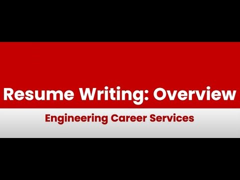 Designing A Winning Resume: Overview