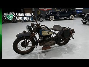 1941 Indian Scout 741 Military Motorcycle (Project) - 2022 Shannons Spring Timed Online Auction