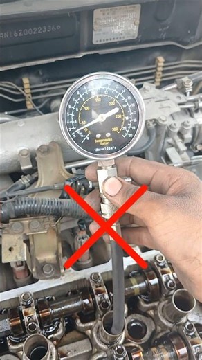 Good compression vs. bad compression starting trouble diagnosis valve damaged 💔