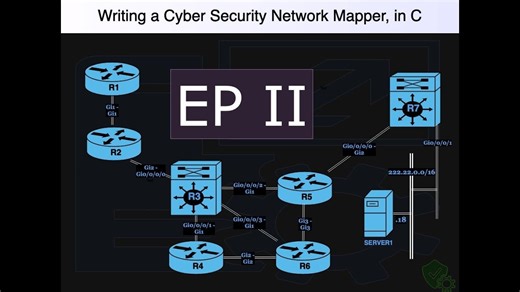 【中文字幕】用C编写一个简单的network mapper