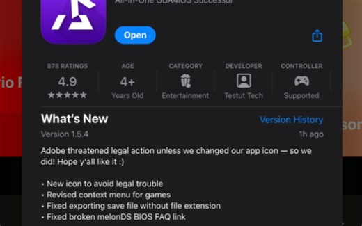 【iOS Delta模拟器】5.18更新 但貌似没iPad什么事儿