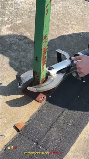 Testing sharpness of electric scissors 🔱🌿