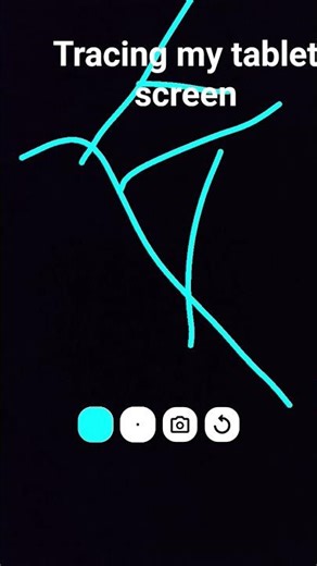 tracing my tablet screen