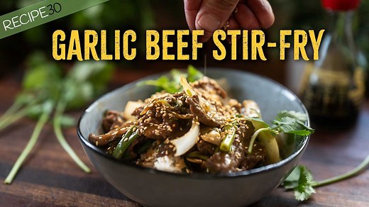 Easy Garlic Onion Beef Stir-Fry Recipe
