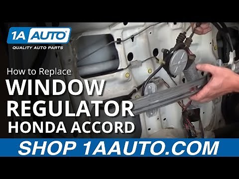 How to Replace Window Regulator 94-97 Honda Accord