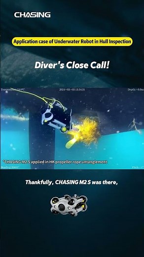 Diver's Close Call! - CHASING UNDERWATER DRONE -
