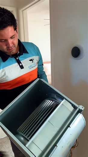 Arctic Air Conditioning & Heating on Instagram: "HVAC Blower Motor Replacement ✨ ✔️ Check alignment ✔️ Secure all connections ✔️ Don’t over-tighten brackets Let it run like you never touched it 👌 #HVAC #blowermotorinstall"