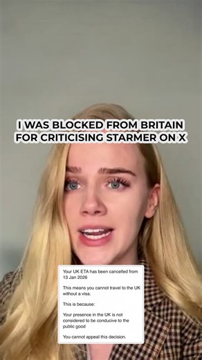 GB News on Instagram: "A Dutch political commentator has been blocked from entering Britain after being branded 'a threat to UK society'. She believes it could be because she criticised Sir Keir Starmer in a post on X. Eva Vlaardingerbroek had her electronic travel authorisation cancelled after the Home Office ruled that her presence in Britain was 'conducive to the public good'. #Britain #HomeOffice #uknews #GBNews"