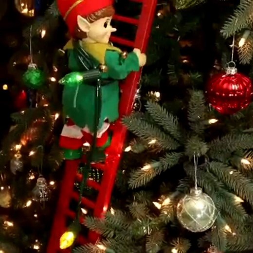 CLIMBING ELF AND SANTA ON LADDERS! The kiddos would love this!! Find them here (affiliate link)-->https://amzn.to/2qiQEms . | Crafty Morning