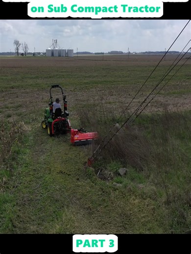 Offset Flail on Sub Compact Tractor: A Closer Look