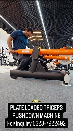 Plate Loaded Tricep Pushdown Machine | Build Bigger & Stronger Triceps