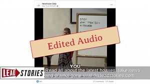 Fact Check: Barbara O'Neill Or Other Celebrities Did NOT Tout Hypertension Remedy With $10,000 Guarantee -- AI-Generated Voices | Lead Stories