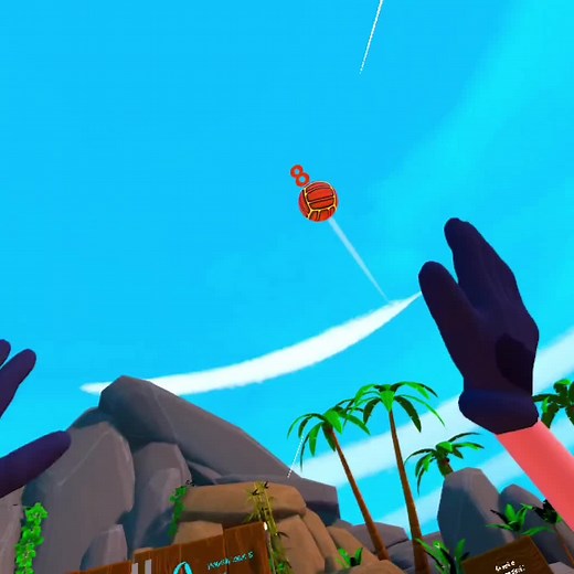 This vr game is so fun #metaquest3 #volleyball #virtualreality | Vr Games