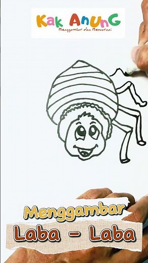 Super Cute Cartoon Spider Drawing! Easy Tutorial for Beginners