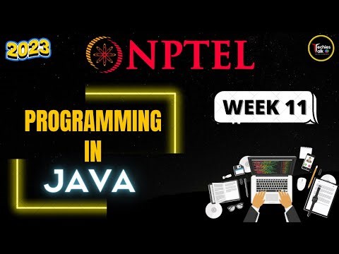 NPTEL Programming In Java WEEK11 Quiz Assignment Solutions💡 | Swayam July 2023 | IIT Kharagpur