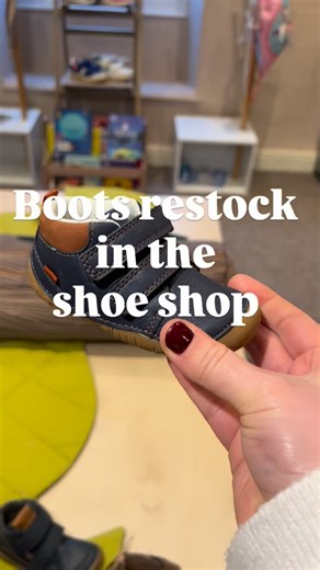 BOOTS RESTOCK! We have so many wonderful styles, colours and brands of boots in stock in the shoe shop! From pre walker to junior fit. What are you waiting for? Get measured today at @noahandmaeve and start your shoe journey with us ❤️ | Noah & Maeve Traditional Toy Company Bedale