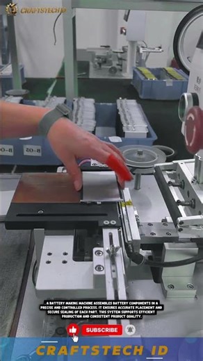 Battery Manufacturing Machine – Advanced Production Process in Action #industrialmachine