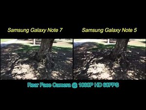 Galaxy Note 7 VS Galaxy Note 5: 1080P HD 60FPS While Chasing Squirrel