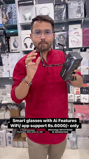 Smart glasses HD camera and ai features 6000rs only | Trend Yourstyle