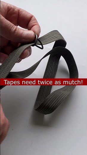 DIY D-ring Belt without Sewing and Tools