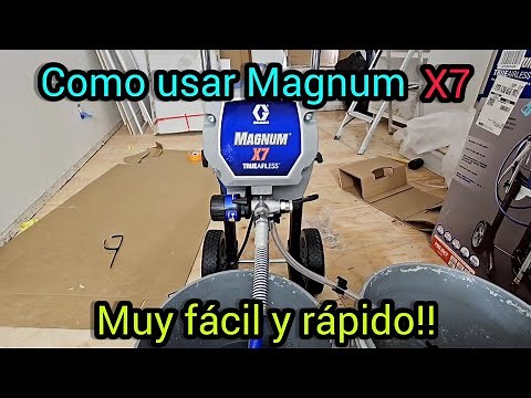 How to use Graco Magnum x7 airless detailed video exclusive for beginners