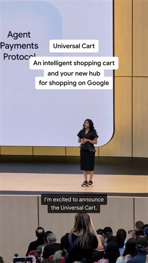 At #GoogleIO, we introduced our next big step in the agentic commerce era: Universal Cart.Add things to your cart whether you're shopping on Search, the @GeminiApp, @YouTube or @Gmail — and it will look for price drops and alert you about product incompatibility or card perks.Learn how it works and see a demo straight from the Google I/O stage ⬇️