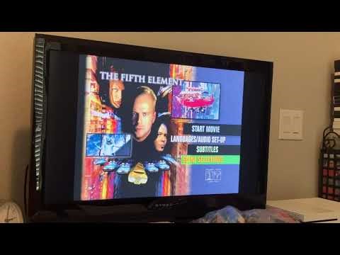 Opening and Menu to The Fifth Element 1997 DVD