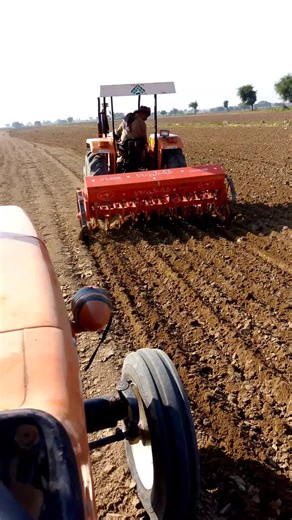 Tractor Farming: Preparing the Field for Planting