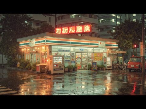 Retro Nights Rainy Old Town Lofi Hip Hop for Study - Chillhop & Night City Vibes