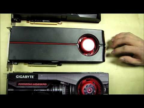 AMD Radeon HD 6970 & 6950 Length Comparsion Linus Tech Tips