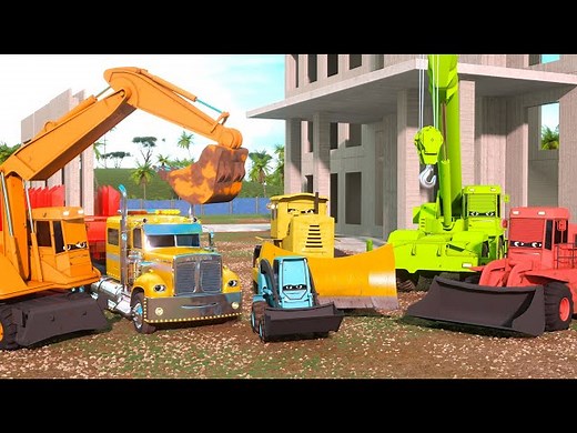 Learn About Construction with Wayne the Bulldozer & Jake the Skid Steer! | A DAY AT WORK - Videos For Kids