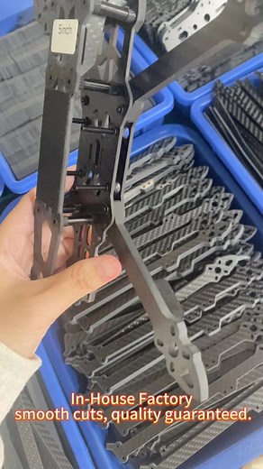 Watch how our CNC machines create smooth, high-accuracy carbon fiber FPV frames, built for strength, balance, and performance. Multiple sizes and custom options are available for your FPV production line or wholesale needs.#fpvdrone #fpvframe #carbonfiber #carbonfibersheet #droneparts #uav #racingdrone #manufacturer #factory #B2B #OEM #custommanufacturing #carbonfiberfactory #droneindustry | Center UAV