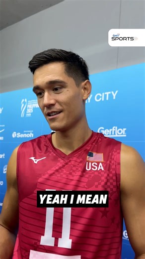 WELCOME BACK TO THE PH, MICAH! ❤️🇵🇭 USA’s Micah Christenson shared that the love and experience in the Philippines are like no other, highlighting how passionate Filipino fans are in supporting Team USA. Follow #GMASports for more #FIVB updates. | GMA News