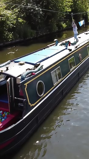 The fun narrowboat. #canal #narrowboat #canalboat #boating