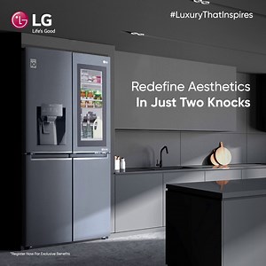 Aesthetics that pleases the soul, features that comforts the mind. Experience the best of both with #LGRefrigerator. Its #InstaView Door-In-Door feature packed in a mesmerizing design will surely elevate your ambience extraordinarily. Know more on https://bit.ly/3mqXUem Register now on https://bit.ly/3dZOzp6 for exclusive benefits #Refrigerator #Fridge #SmartFridge #LGRefrigerator | LG Global