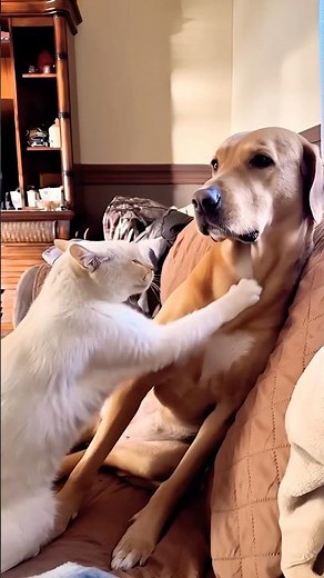 Cat & Dog Become Soulmates… Cutest Duo Ever! 🐾😻❤️ #petlover