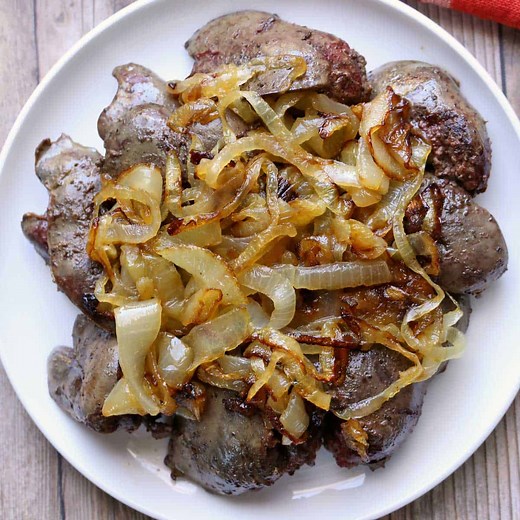 Sauteed Chicken Livers with Onions - Healthy Recipes Blog