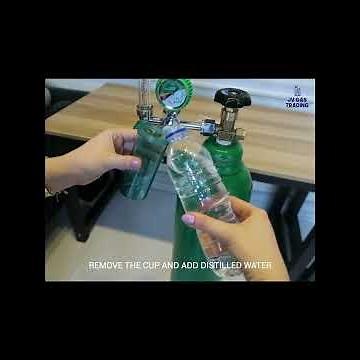 의료용 산소통 습식레귤레이터 사용법