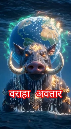 वराह अवतार – भगवान विष्णुको दिव्य कथा #balganesh #facts #3danimation #cartoon#shorts #trending